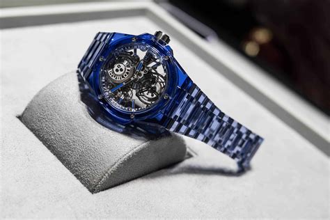 hublot watches blue|hublot blue sapphire.